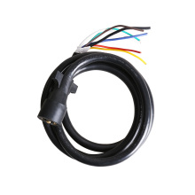 Stock en nosotros! Arnés de cableado de remolque conector de remolque con enchufe de 7 pines, cable de remolque de servicio pesado con caja de unión